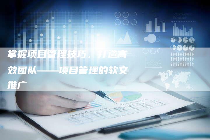 掌握项目管理技巧,打造高效团队——项目管理的软文推广-直编新闻自助发稿平台